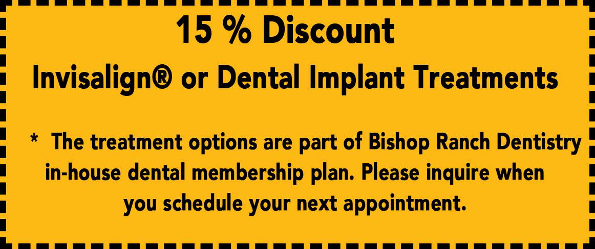 Invisalign or Dental Implants Special Discount in  San Ramon