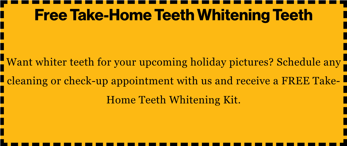 Teeth whitening promotion San Ramon